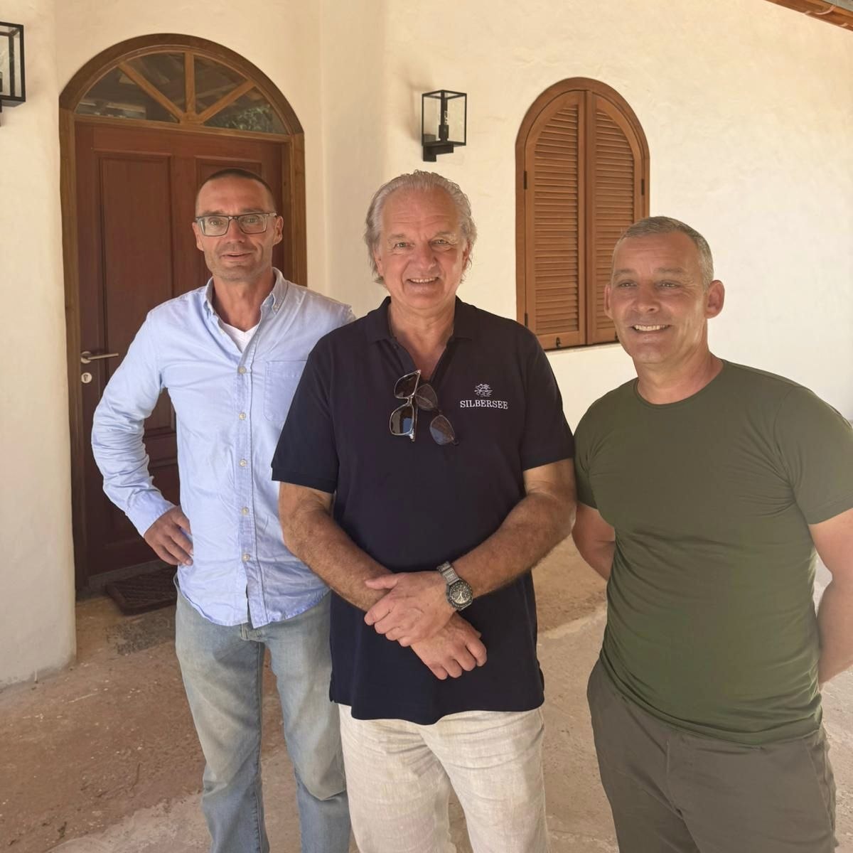 Marco Reich (Hausbau Paraguay), Andreas Popp, Jan Hibo (Hibo Immobilien)